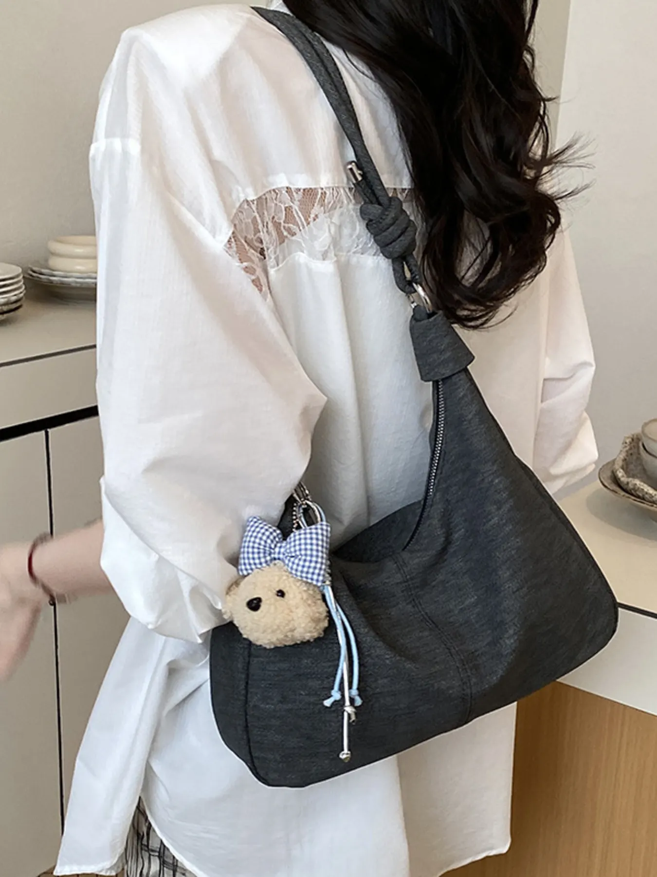 PU Leather Shoulder Bag