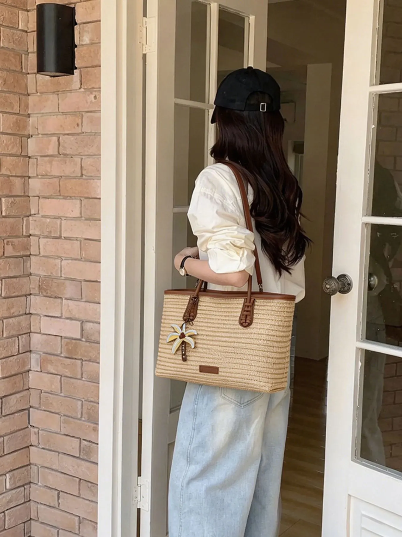 Straw Woven Shoulder Bag
